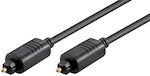 Goobay Optical Audio Cable TOS male - TOS male Μαύρο 5m (51223)