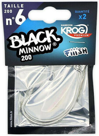Fiiish Black Minnow Angelhaken-Set 2Stück No1