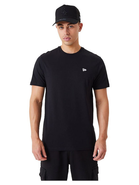 New Era Black Essentials Ανδρικό T-shirt Μαύρο Μονόχρωμο