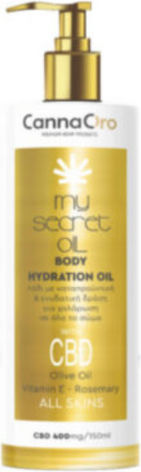 CannaOro My Secret Έλαιο Κάνναβης 400mg 150ml