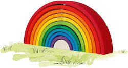Goki Stapelspielzeug Rainbow aus Holz für 24++ Monate