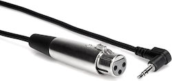 Hosa XLR female - 3.5mm male 0.3m XVM-110F 0.3M