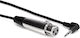 Hosa Cable XLR female - 3.5mm male Μαύρο 0.3m (XVM-110F 0.3M)