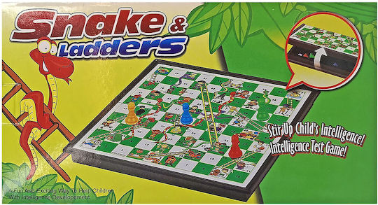 Επιτραπέζιο Παιχνίδι Snake & Ladders για 2 Παίκτες 6+ Ετών (EN) ToyMarkt