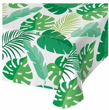 Creative Converting Palm Leaves Τραπεζομάντηλο για Party Πλαστικό 259x137cm Πράσινο 346629