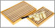 Novatex Rectangular Wooden Chopping Board for Bread Beige 40x25cm