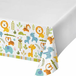 Creative Converting Happy Jungle Giraffe Τραπεζομάντηλο Πλαστικό 259x137cm