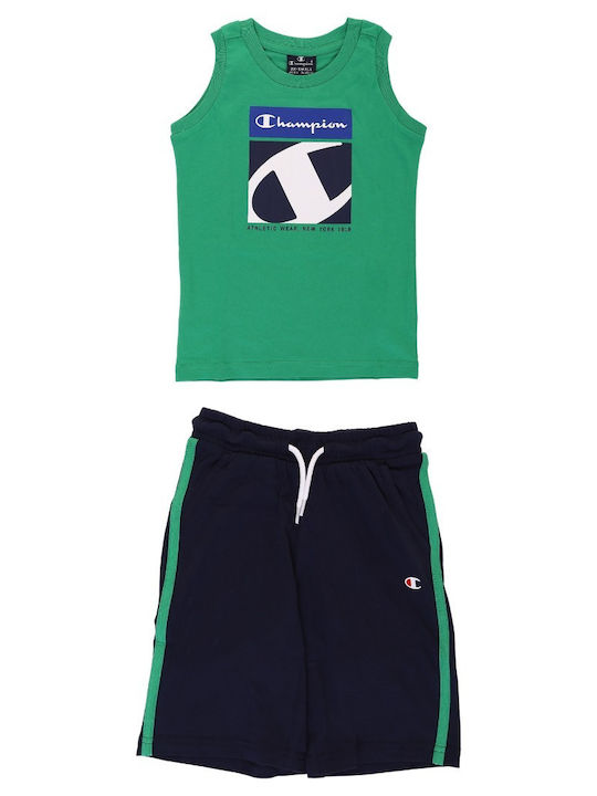 Champion Kinderbekleidungssets mit Shorts Grüne 2 Stück