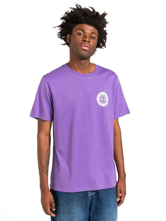 Element Walker Bărbați T-shirt Sportiv cu Mânecă Scurtă Violet