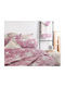 Rythmos Mathilde Module Cuvertură Single Bumbac Roz 160x240cm 2buc