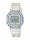 Casio Digital Women's Watch Chronograph with White Rubber Strap