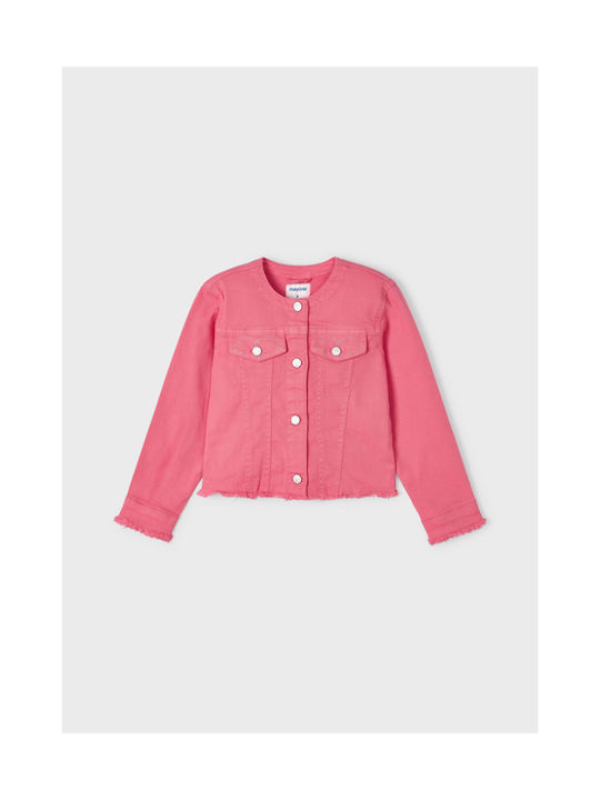 Mayoral Kids Casual Jacket short Pink