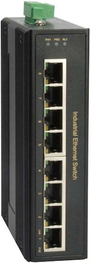 Level One IGP-0802 Unmanaged L2 PoE+ Switch with 8 Gigabit (1Gbps) Ethernet Ports