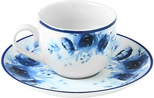 Estia Blue Rose Φλιτζάνι Καφέ Estia Blue Rose Φλιτζάνι Καφέ