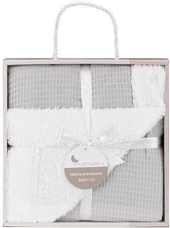 Interbaby Blanket Nursery Swaddling Blankets Bee Nest Gray 80x110cm