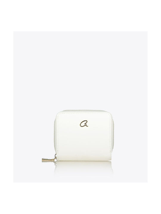 Axel Small Women's Wallet White