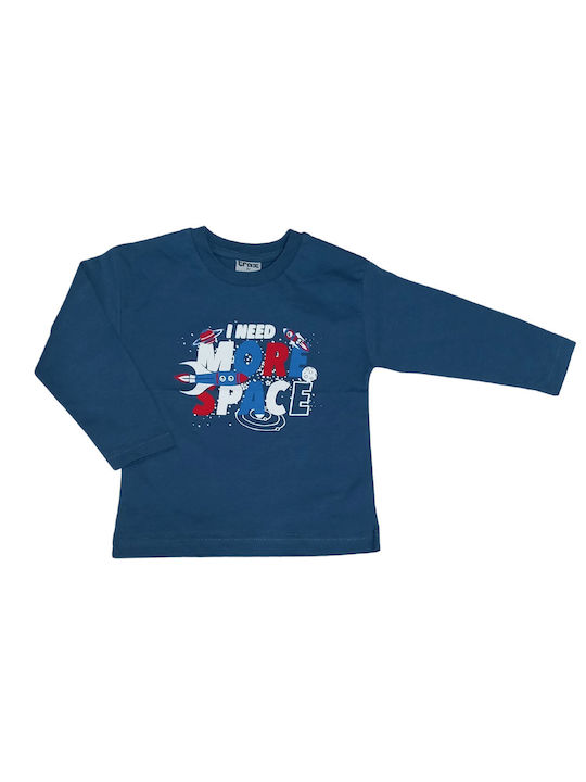 Trax Kids Blouse Long Sleeve Navy Blue