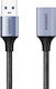 Ugreen USB 3.0 Cable USB-A male - USB-A female Μαύρο 2m (28258)