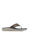 Wesley Post Desert Men's Flip Flops Beige