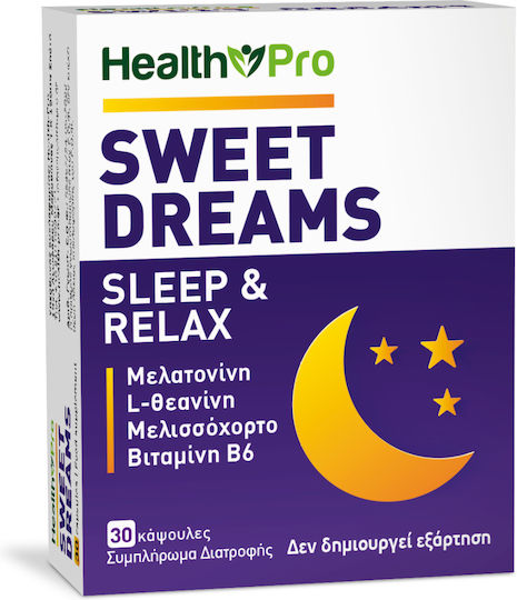 Health Pro Sweet Dreams Supplement for Sleep 30 Capsules