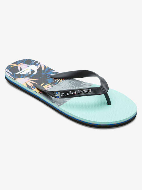 Quiksilver Molokai Panel Flip Flops bărbați Negri