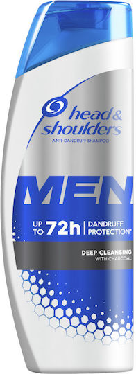 Head & Shoulders Men up to 75h Protection with Charcoal Shampoos against Dandruff for All Hair Types 225ml
