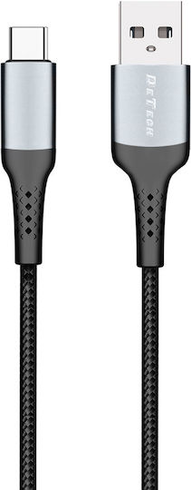 DeTech USB Typ-C Kabel USB 2.0 Männlich - USB-A Schwarz 2m 40261