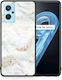 Smartfits Marble Back Cover Πλαστικό White Gold (Oppo A96)
