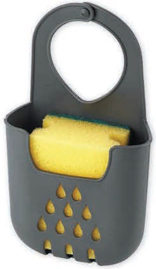 TnS Sponge Holder Plastic Gray 10cm