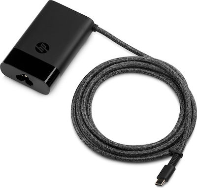 HP USB-C Laptop Charger 65W 20V with Detachable Power Cord