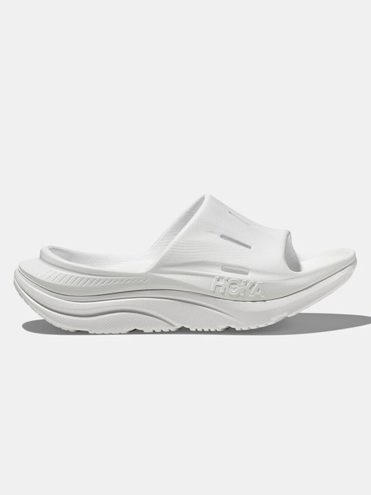 Hoka Glide Ora Recovery Herren-Sandalen Weiß