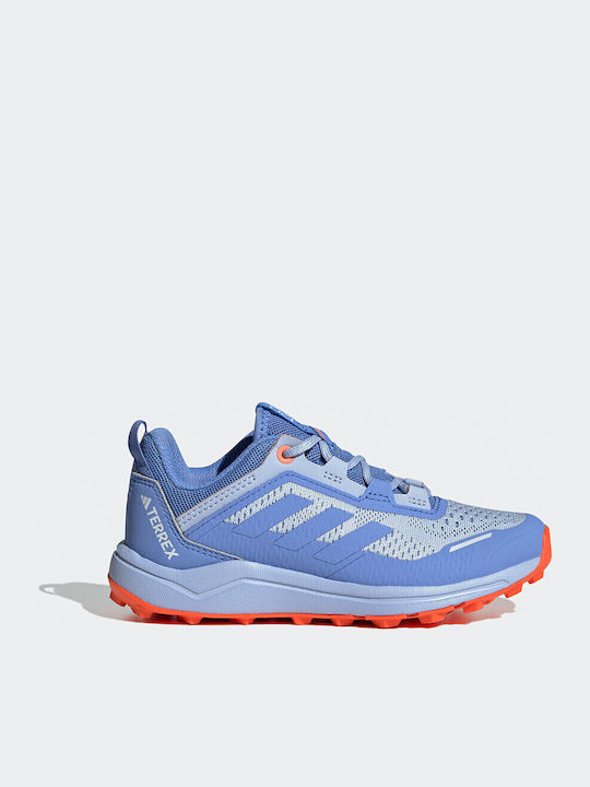 adidas Kids Hiking Shoes Terrex Agravic Flow Blue Fusion Impact
