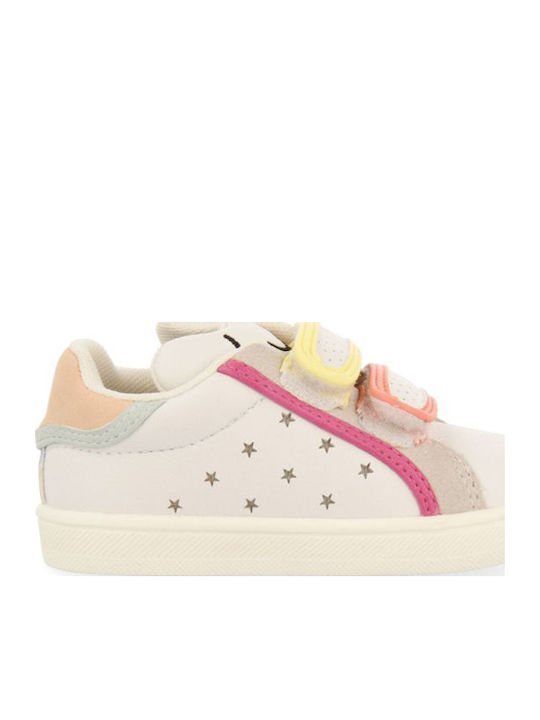 Kinder Sneakers mit Klettverschluss Weiß