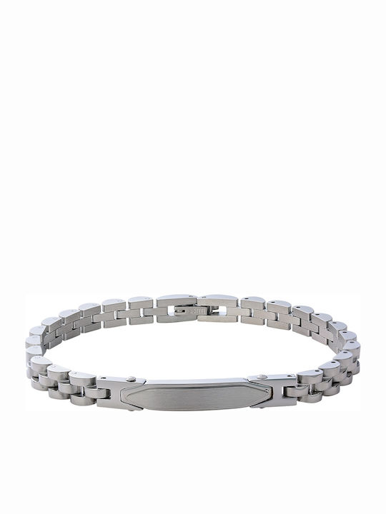 Season Time Men's Steel Identity Bracelet 20cm