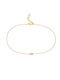 Excite-Fashion Bracelet Anklet Chain with design Eye made of Steel Gold Plated