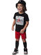 Kids' Set with Shorts Summer 2pcs Black Jumpman