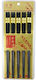 Spring Chopsticks Ξύλινα Μαύρα 10τμχ