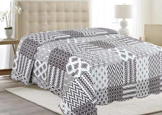 Linea Home KE172 Super Double Printed Coverlet 220x240cm