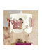 Megapap Papilia Hängelampe Rosa mit Fassung E27 20x20x60cm.