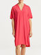 Gant Summer Mini Dress with Slit Orchid