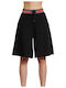 BodyTalk Women's Sporty Bermuda Shorts Black