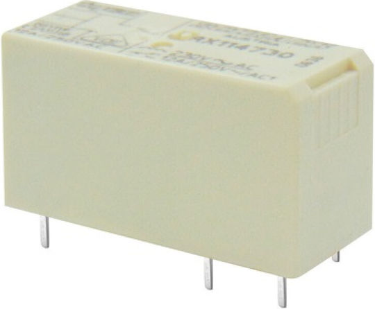 Relay 12A 20pcs Mini 1P 230V AC 12A RX114730 TYC 01.077.0514