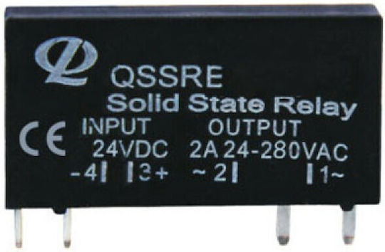 Relais 24V 6A 2Stück Festkörperleiterplatte 6A 15-30VDC QSSRE-606DD24 ZHN 01.162.0076