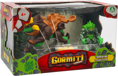 Giochi Preziosi Miniature Toy Elemental Forest Beast Troncalion & Lord Tasarau Gormiti for 4+ Years