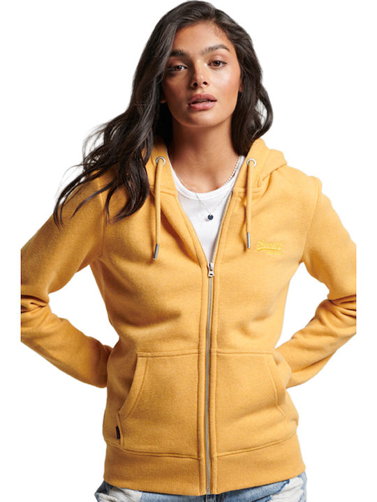 Superdry VINTAGE LOGO Дамска Суитшърт Жакет Худ...