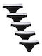 Tommy Hilfiger Men's Slips Black 5Pack