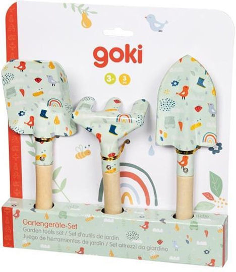Goki Дървен Комплект Инструменти За 3+ Години 3 Части