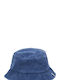 Funky Buddha Υφασμάτινo Ανδρικό Καπέλο Στυλ Bucket Μπλε