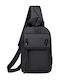 Herrentasche Sling Schwarz