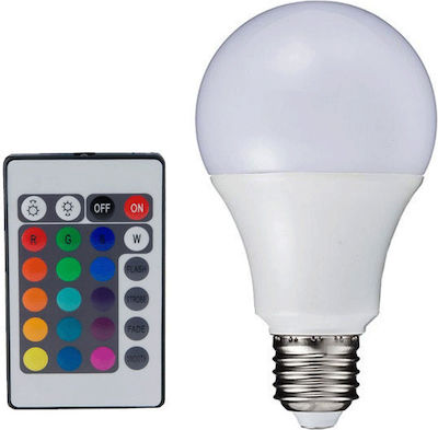 Diolamp Bec inteligent LED 8W pentru Soclu E27 și Formă A60 RGB 650lm Reglabil în intensitate